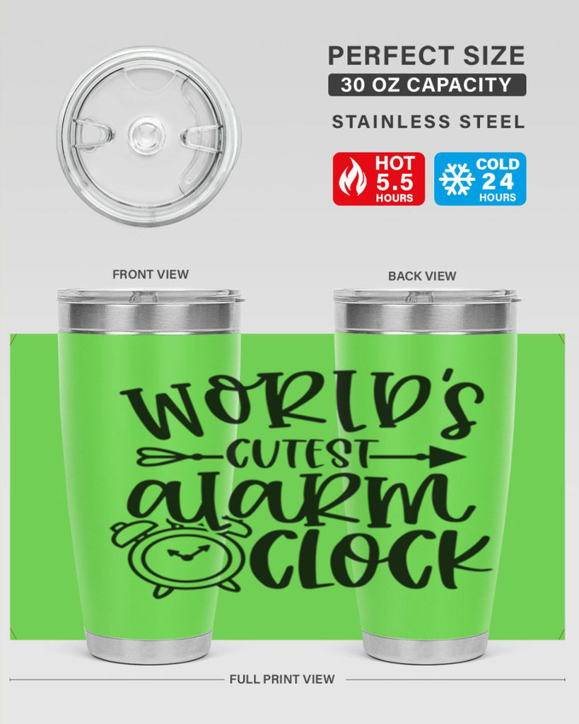 Worlds Cutest Alarm Clock Style 14#- baby- tumbler