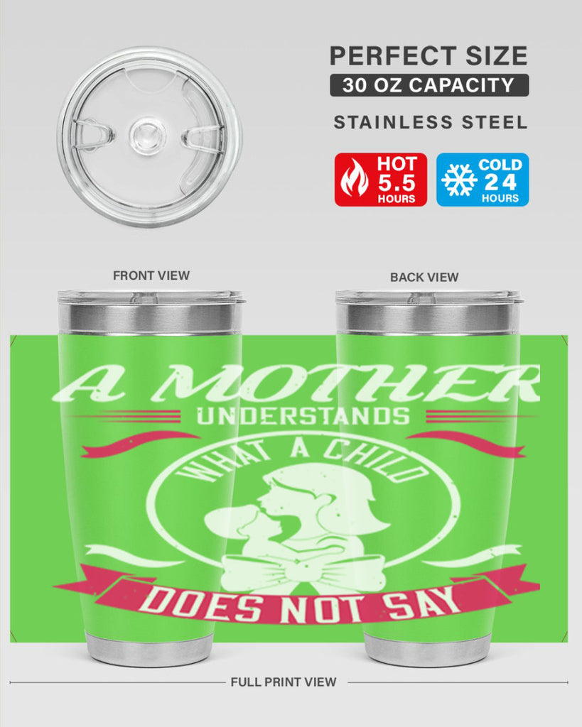 a mother understands 8#- mothers day- Tumbler