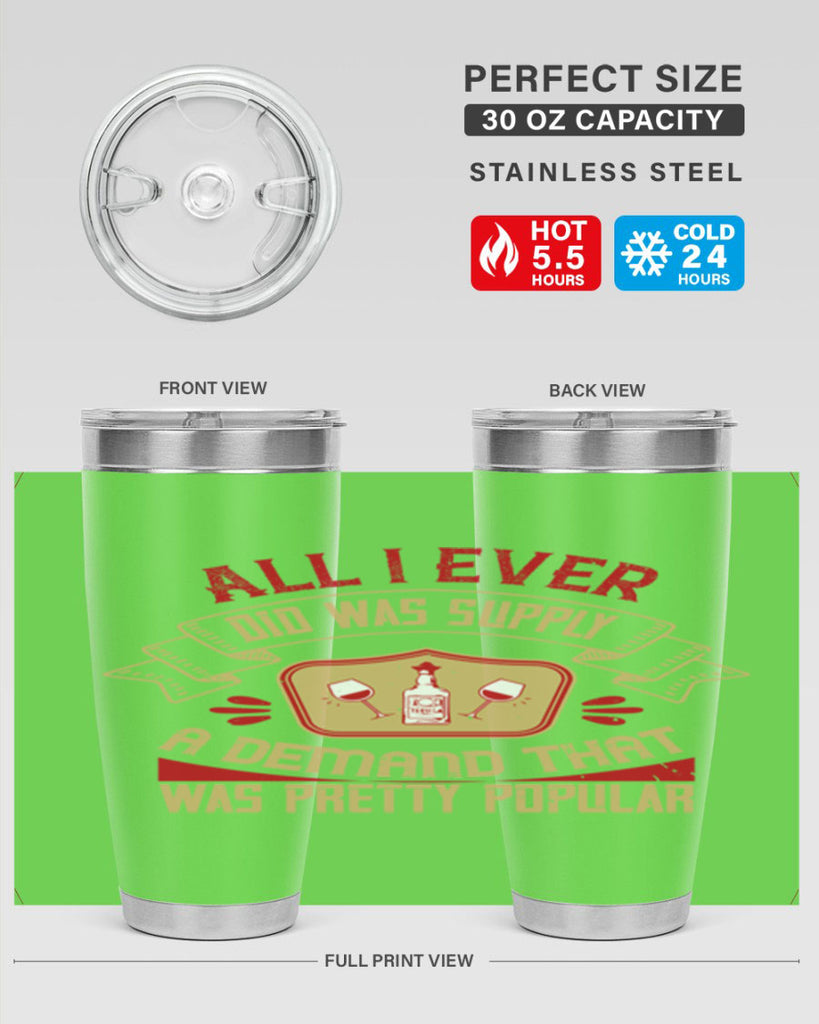 all i ever did was supply a demand that was pretty popular 45#- drinking- Tumbler