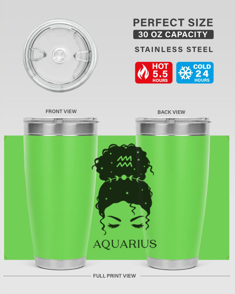 aquarius 81#- zodiac- Tumbler
