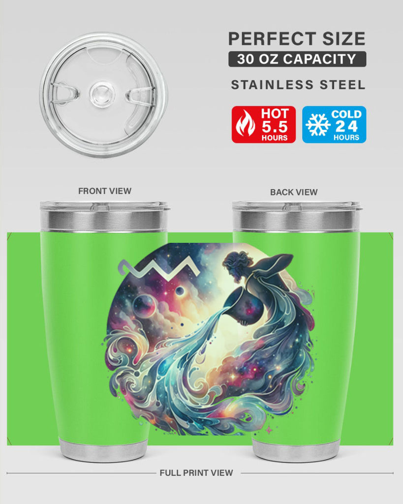 aquarius 89#- zodiac- Tumbler