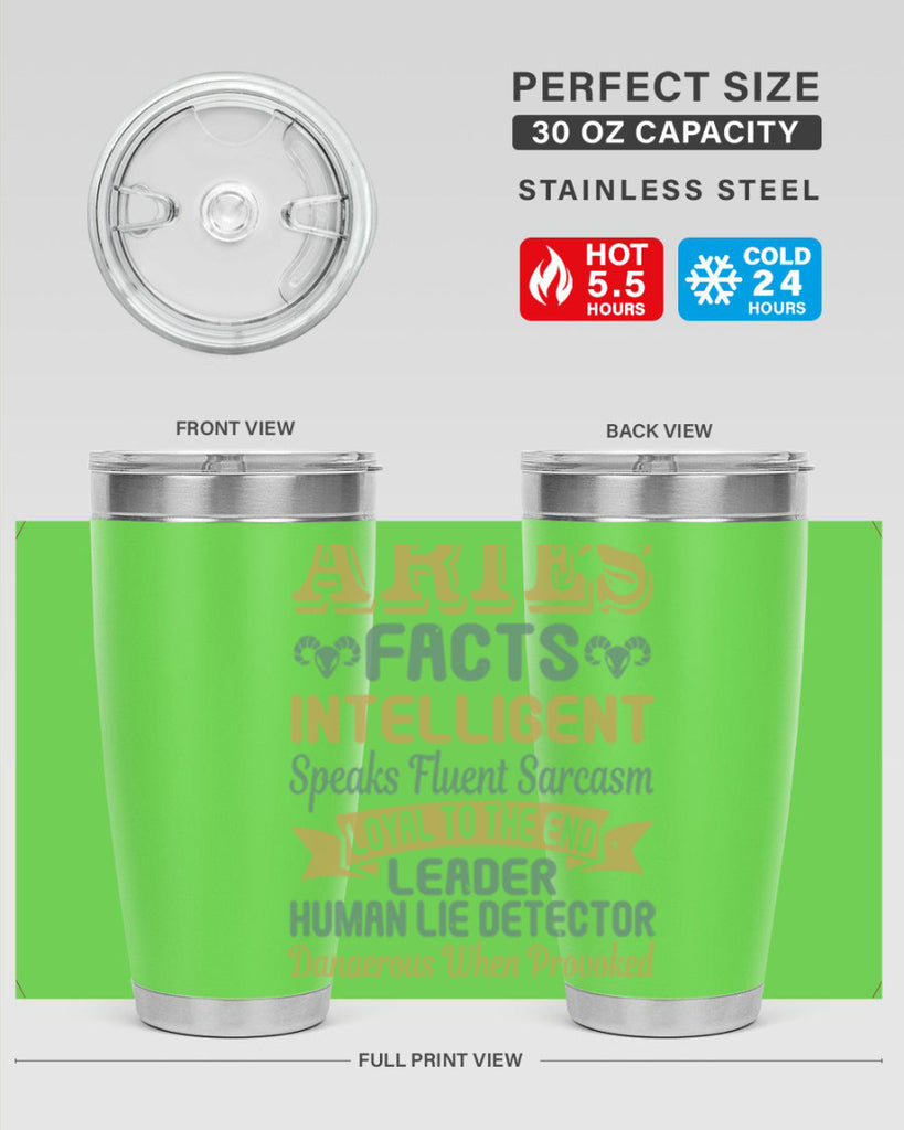 aries 123#- zodiac- Tumbler