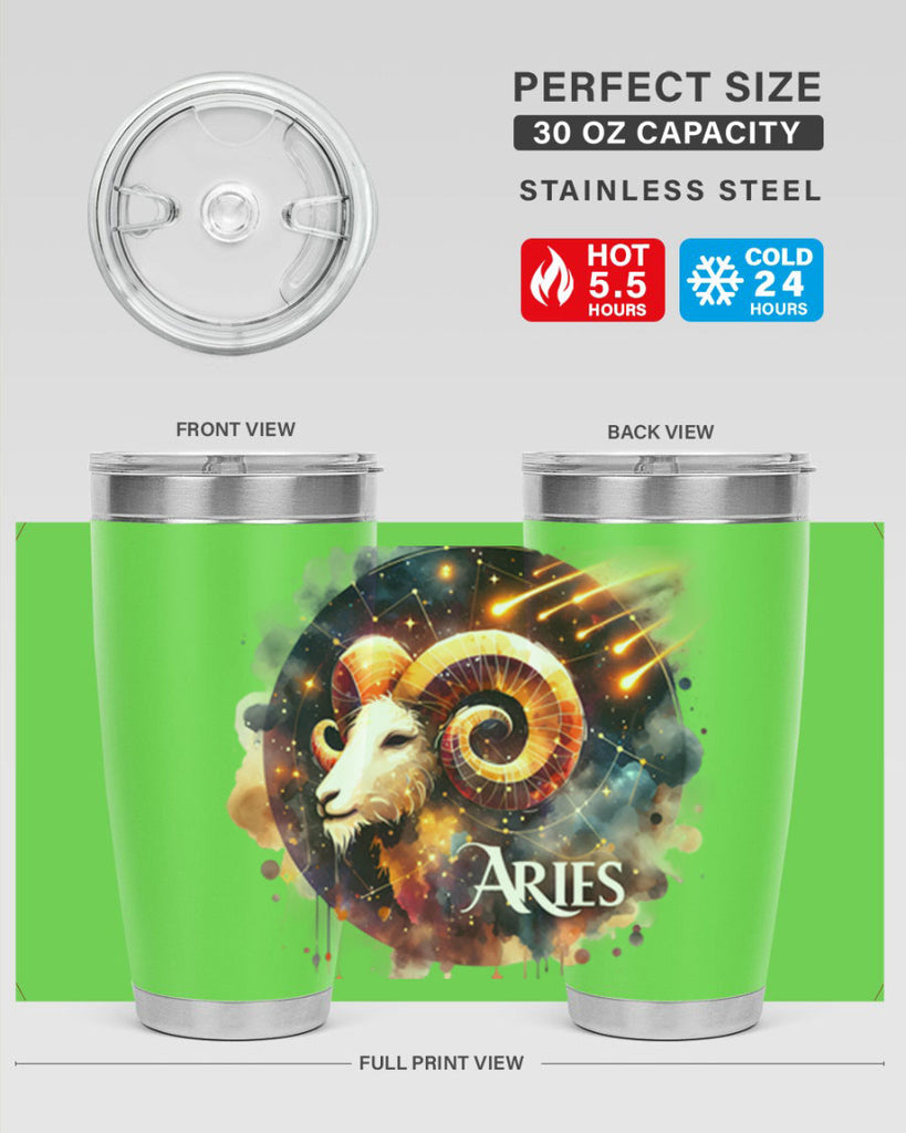 aries 127#- zodiac- Tumbler