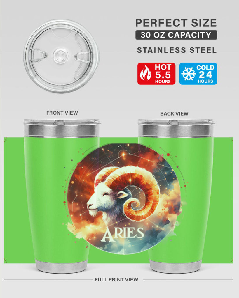 aries 128#- zodiac- Tumbler