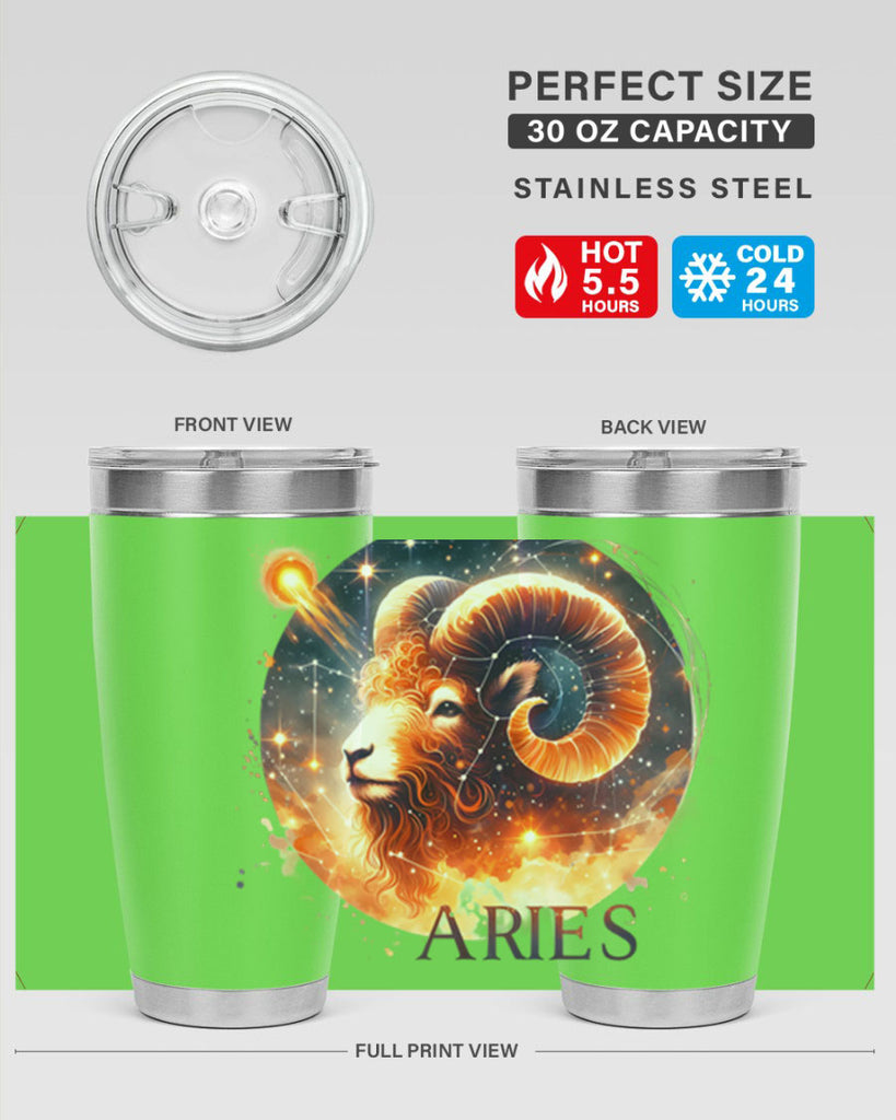 aries 130#- zodiac- Tumbler