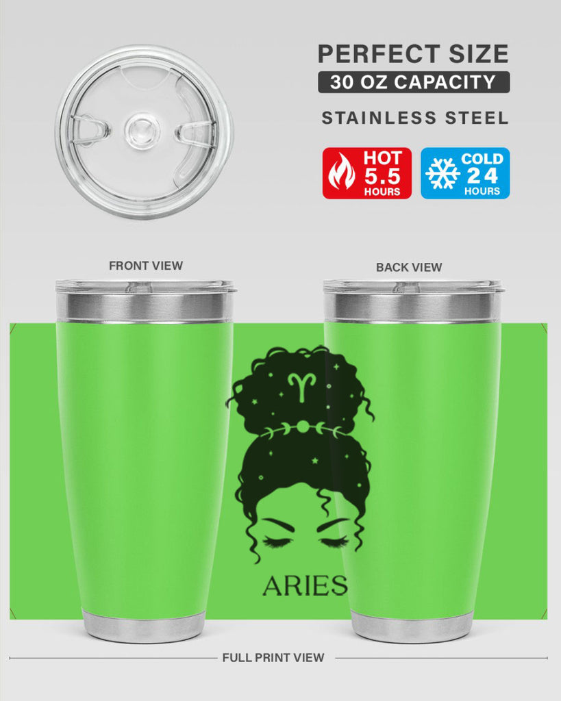 aries 132#- zodiac- Tumbler