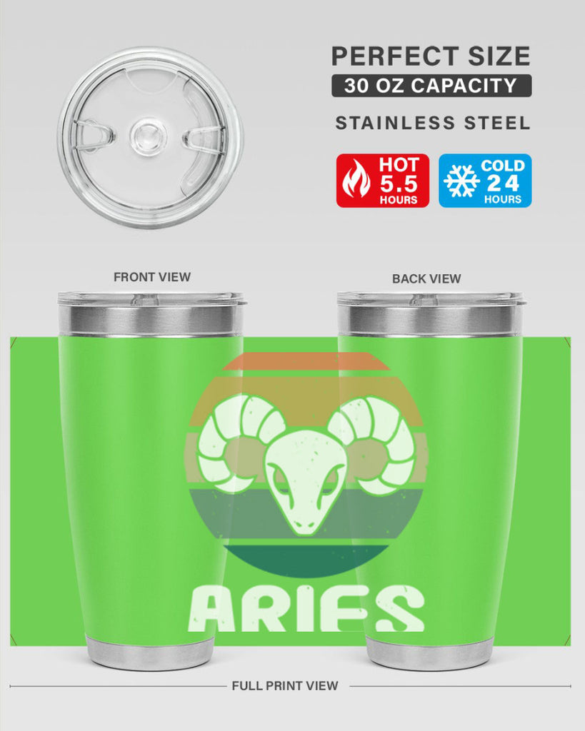 aries 134#- zodiac- Tumbler