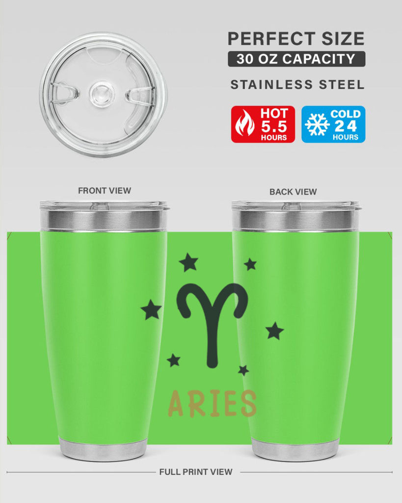 aries 135#- zodiac- Tumbler