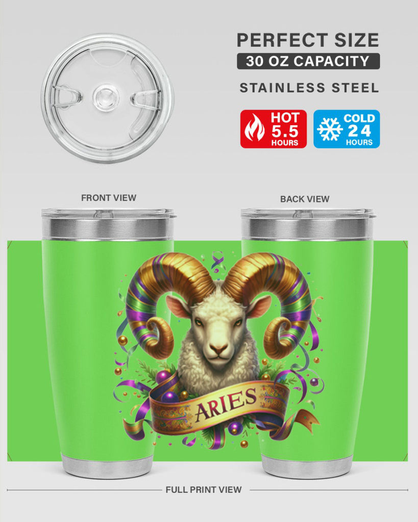 aries 136#- zodiac- Tumbler