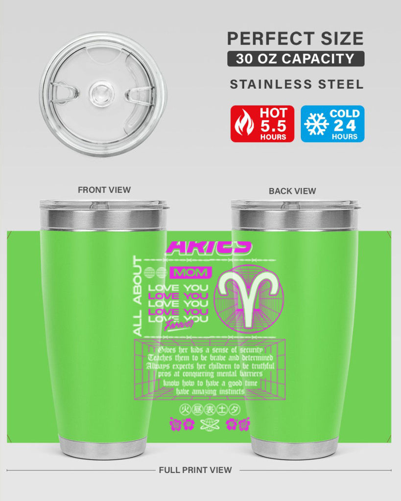 aries 138#- zodiac- Tumbler