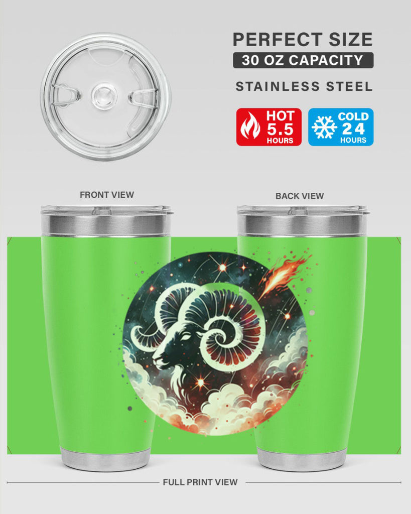 aries 140#- zodiac- Tumbler