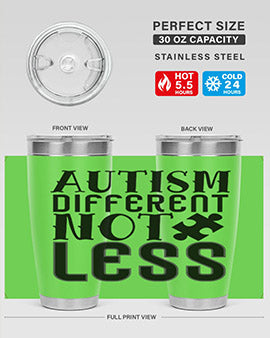 autism different not less Style 6#- autism- Tumbler
