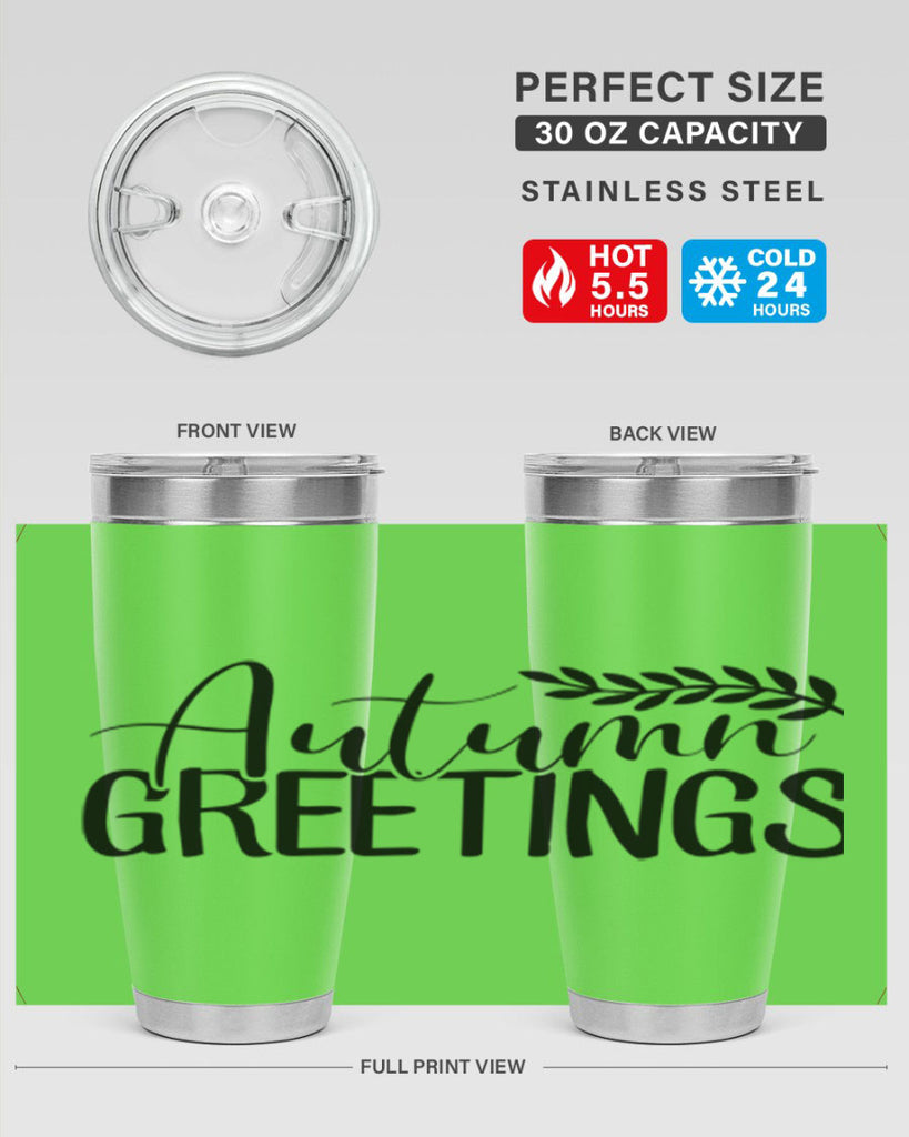 autumn greetings 13#- fall- Tumbler