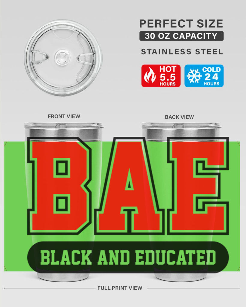 bae black and educated 266#- black words phrases- Cotton Tank