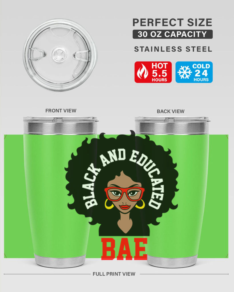 bae black and educated 267#- black words phrases- Cotton Tank