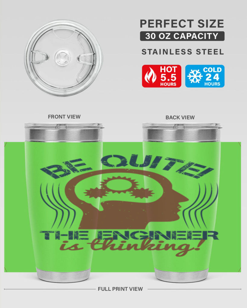 be quite the engineer is thinking Style 39#- engineer- tumbler