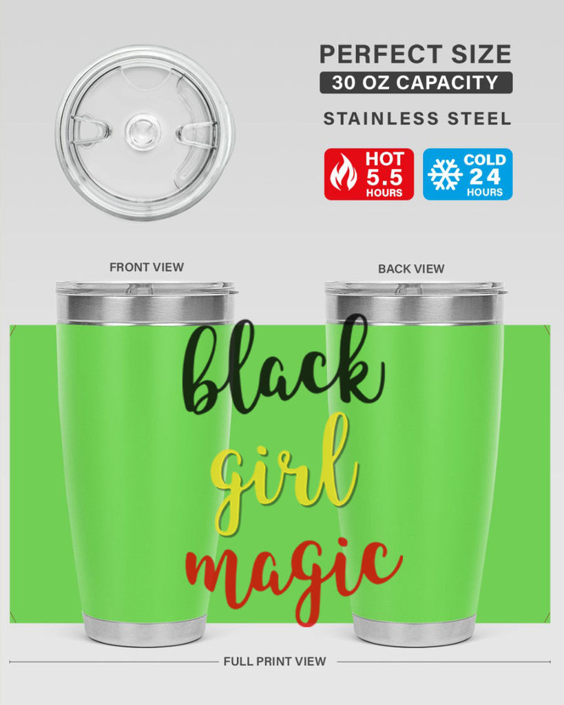 black girl magic color 246#- black words phrases- Cotton Tank