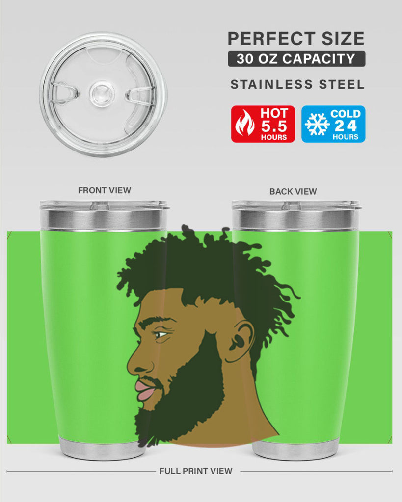 black man style 3#- black men - boys- tumbler