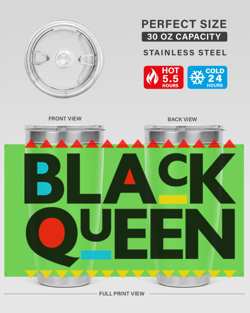 black queen 222#- black words phrases- Cotton Tank
