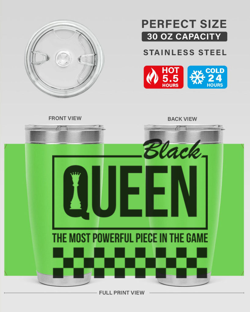 black queen chess checkered 221#- black words phrases- Cotton Tank