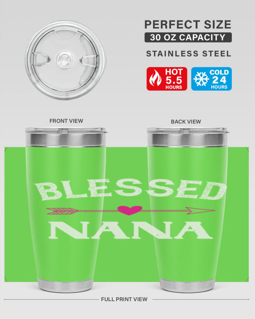 blessed nana 34#- grandma - nana- Tumbler
