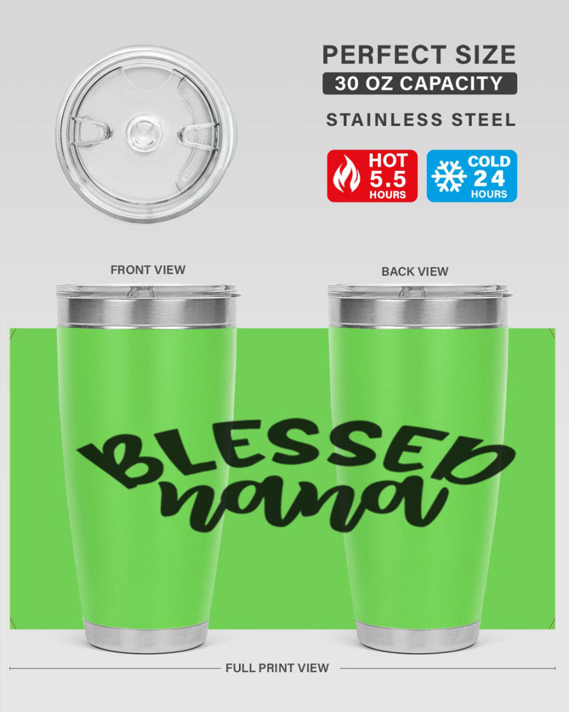blessed nana 59#- grandma - nana- Tumbler