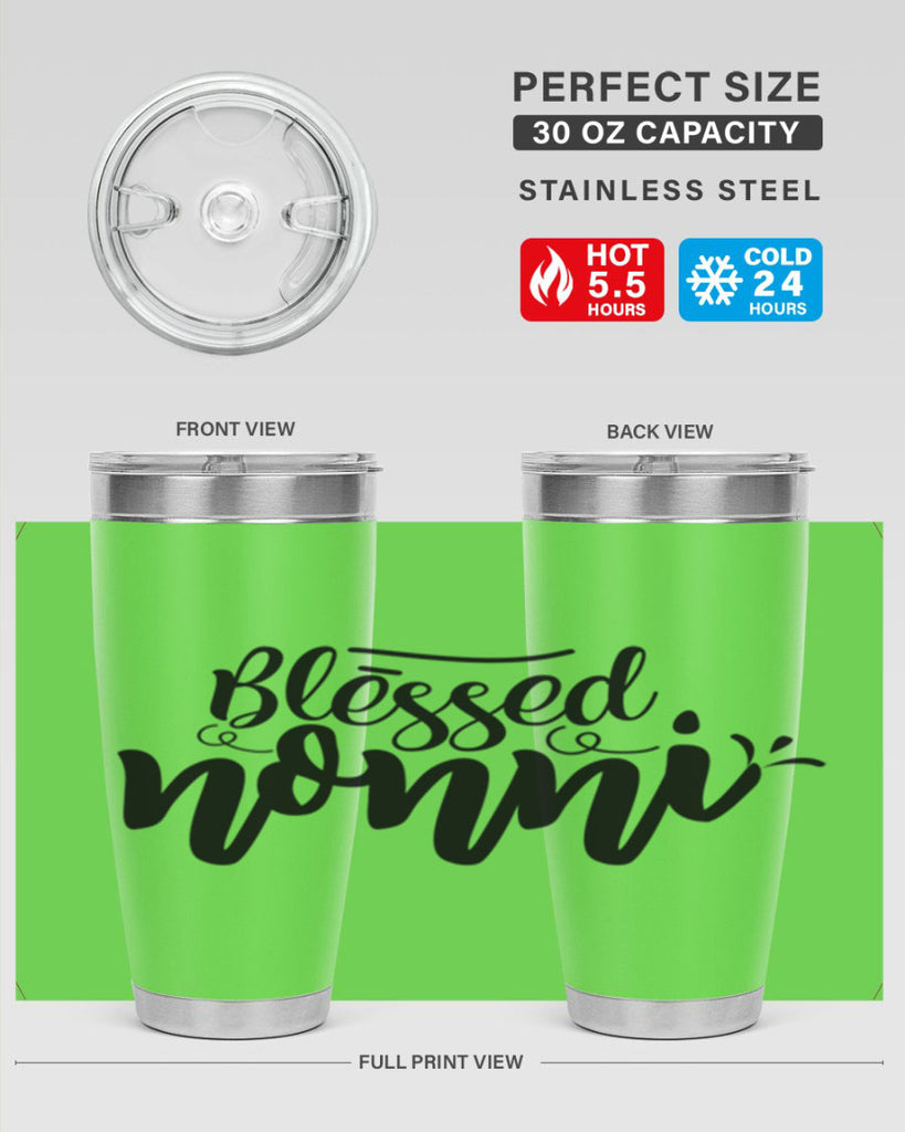 blessed nonni 57#- grandma - nana- Tumbler