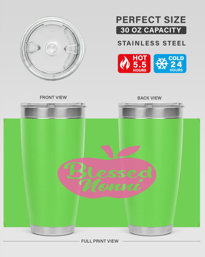 blessed nonni 58#- grandma - nana- Tumbler