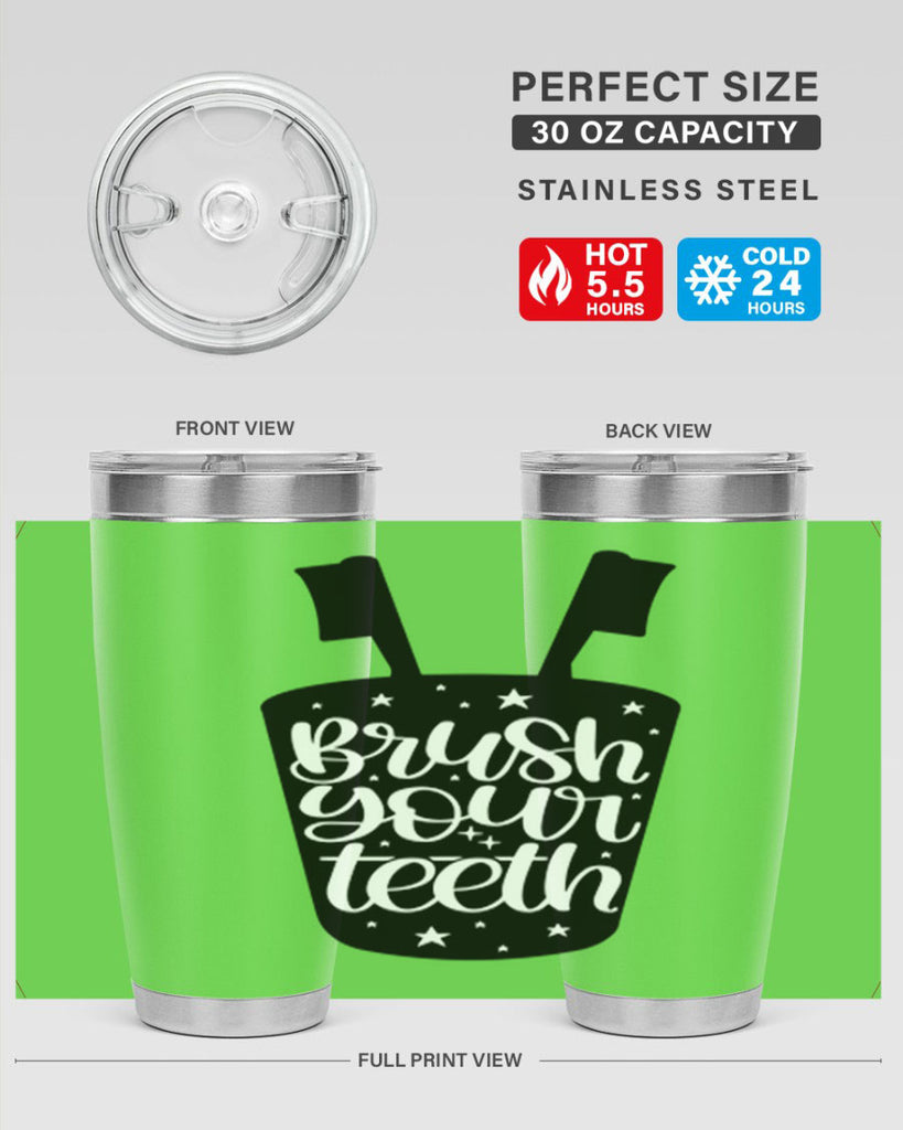 brush your teeth 45#- bathroom- Tumbler