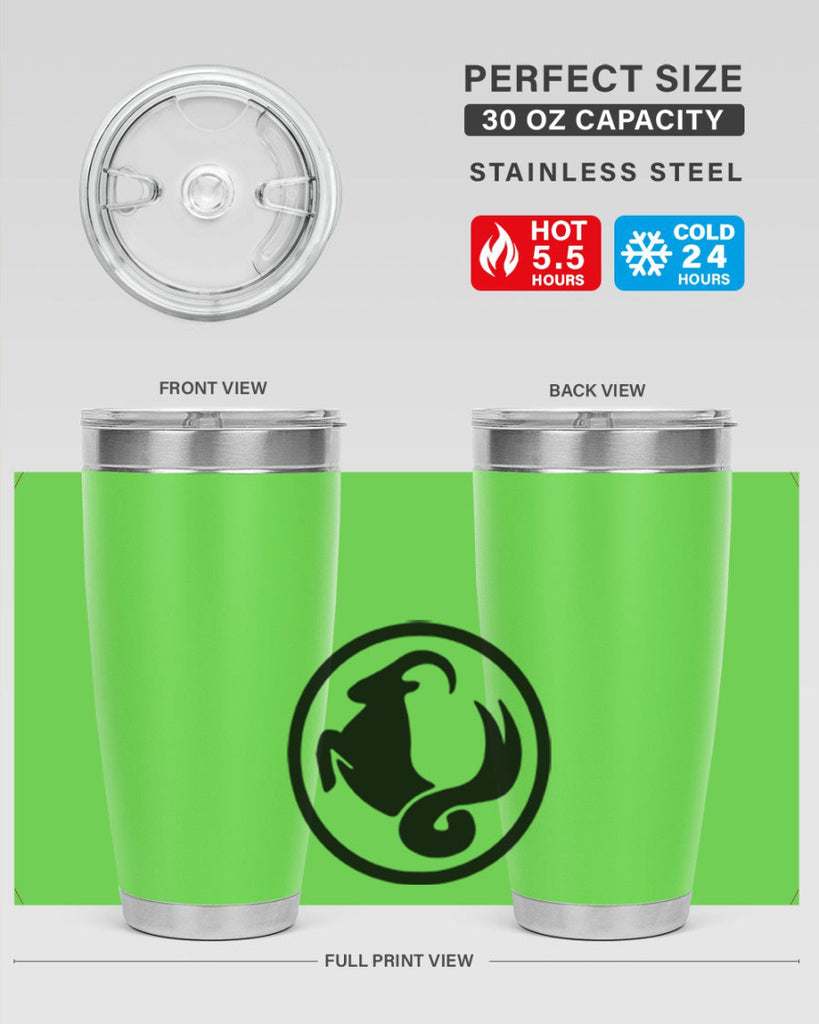 capricorn 203#- zodiac- Tumbler