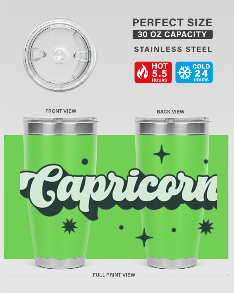 capricorn 205#- zodiac- Tumbler