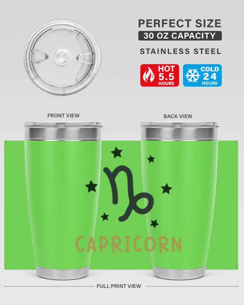 capricorn 206#- zodiac- Tumbler