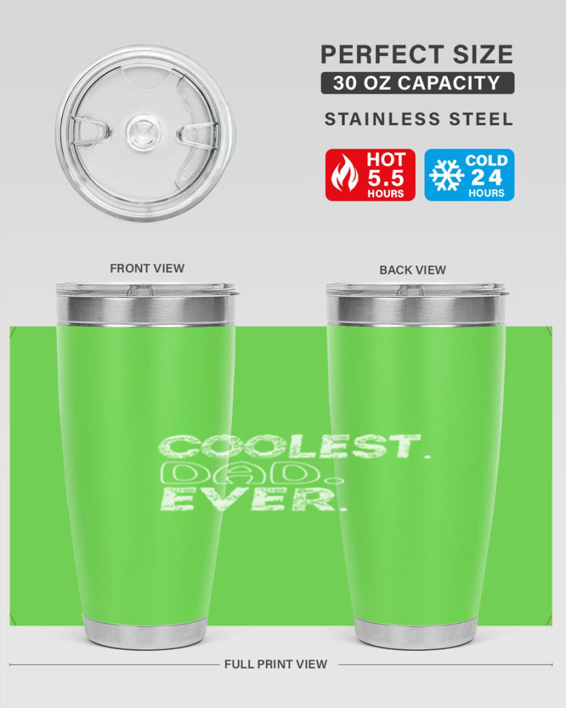 coolest dad ever 38#- dad- Tumbler