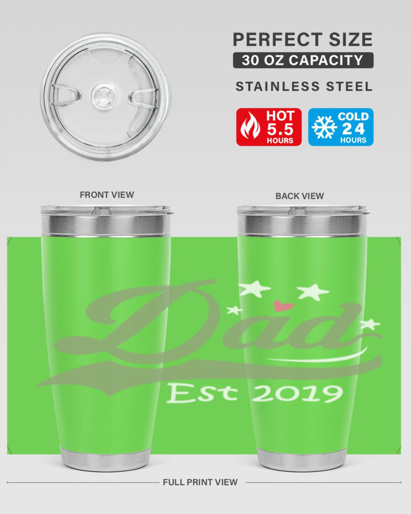 dad est 101#- fathers day- Tumbler