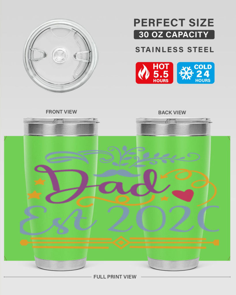 dad est 97#- fathers day- Tumbler
