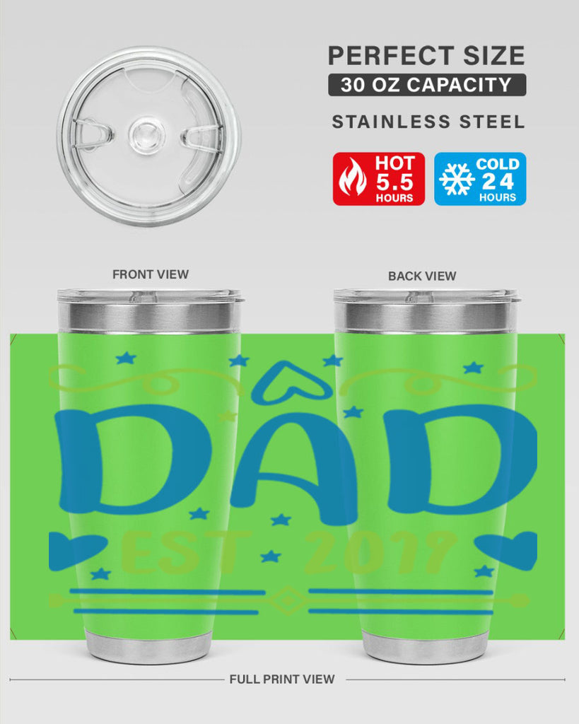 dad est 99#- fathers day- Tumbler