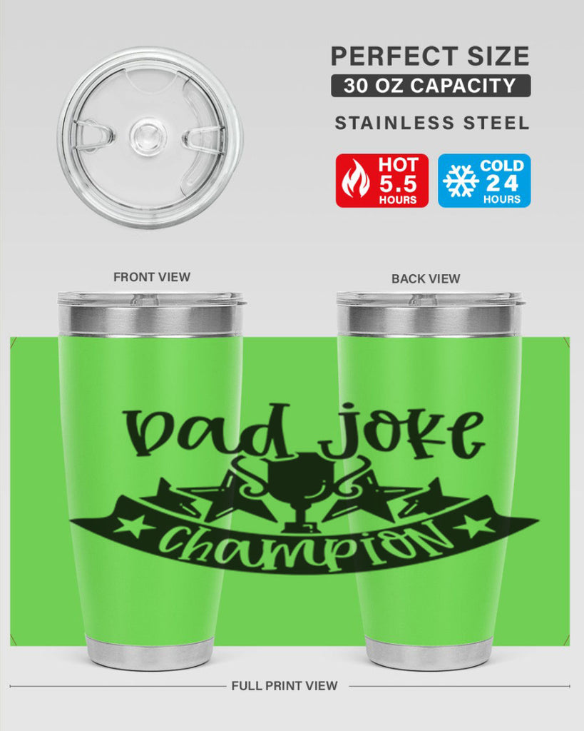 dad joke champion 66#- fathers day- Tumbler