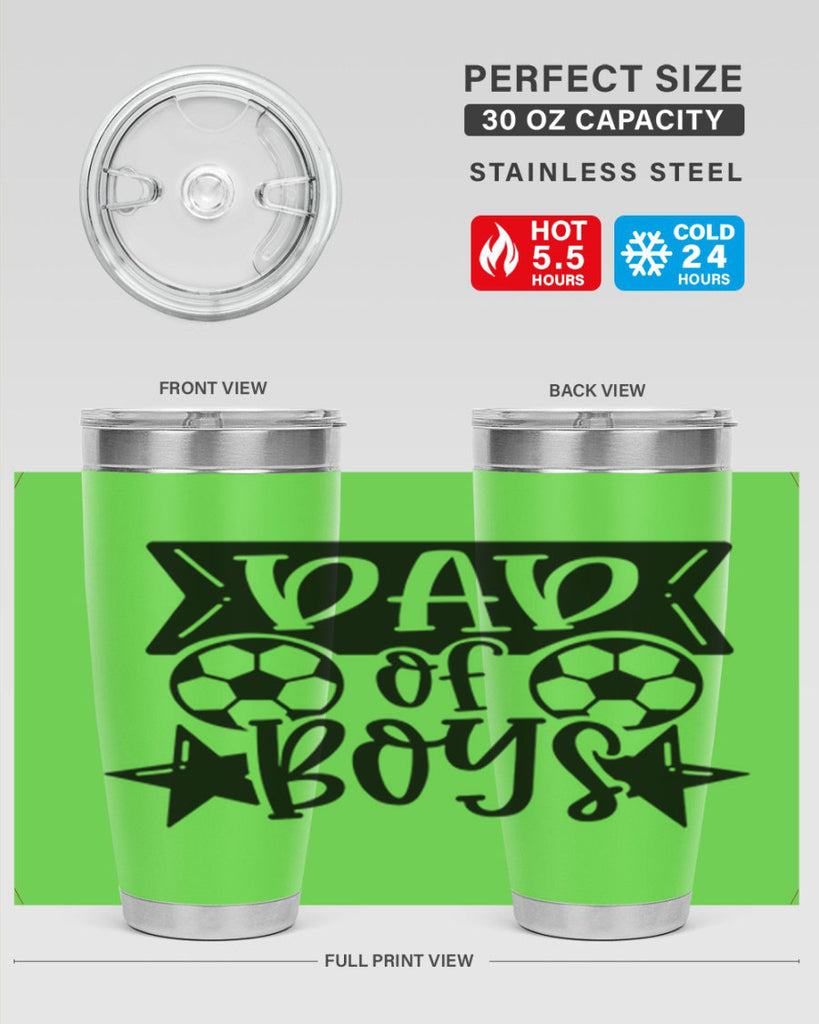 dad of boy 61#- fathers day- Tumbler
