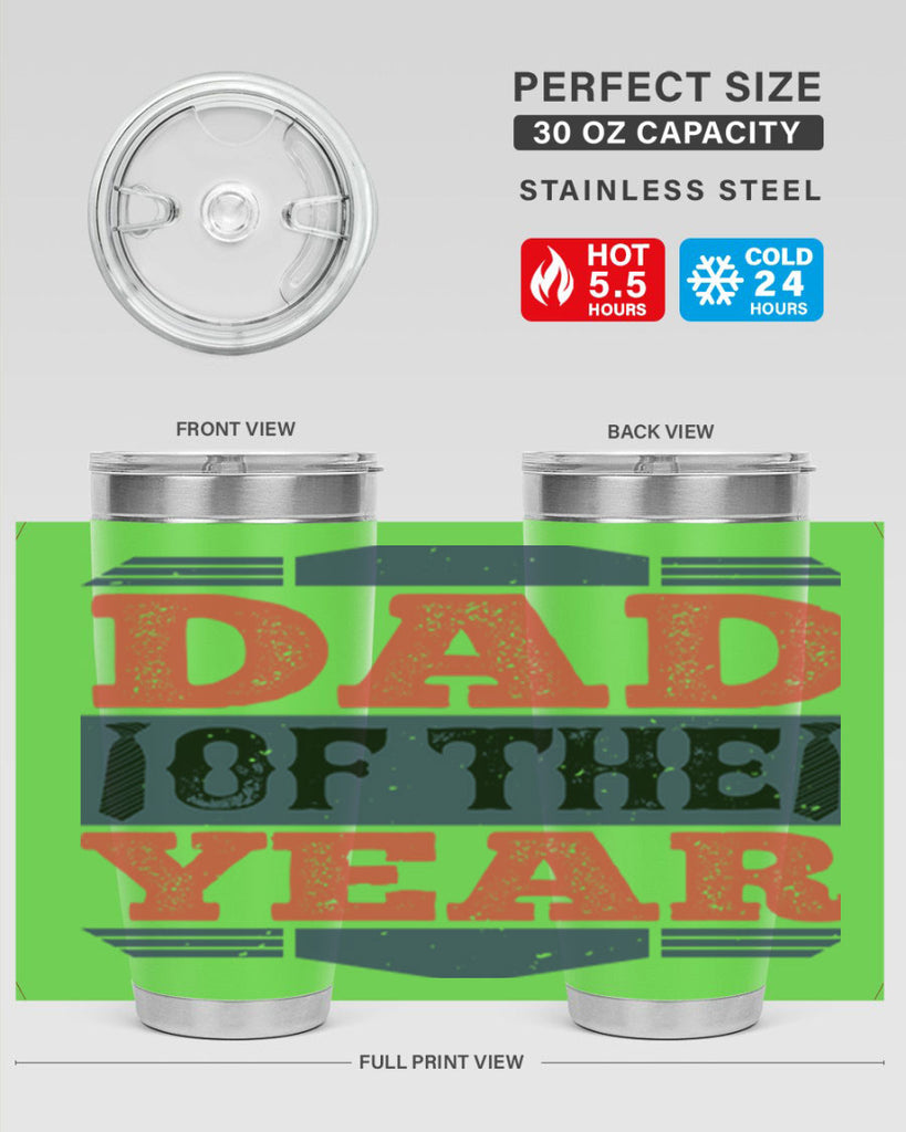 dad of the year 266#- fathers day- Tumbler