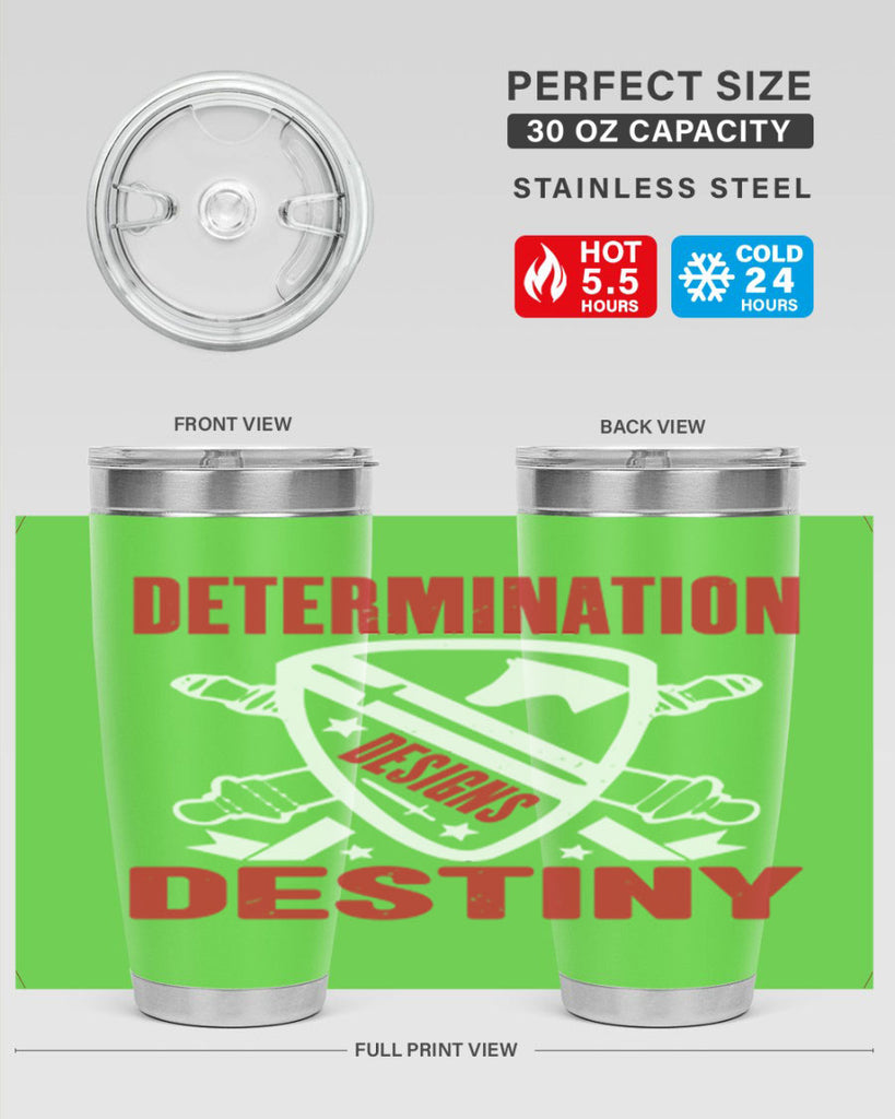 determination is destiny Style 29#- Fourt Of July- Tumbler