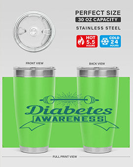 diabetes awareness Style 3#- diabetes- Tumbler