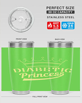 diabetic princess Style 42#- diabetes- Tumbler