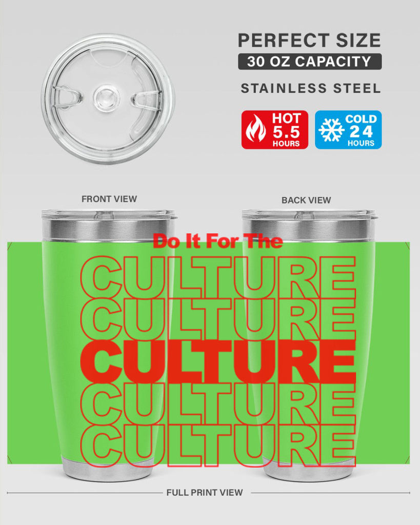 do it for the culture 170#- black words phrases- Cotton Tank
