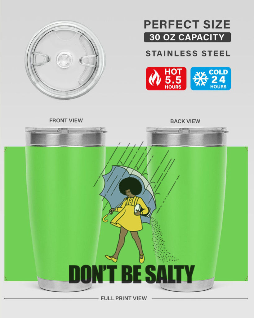 dont be salty 169#- black words phrases- Cotton Tank