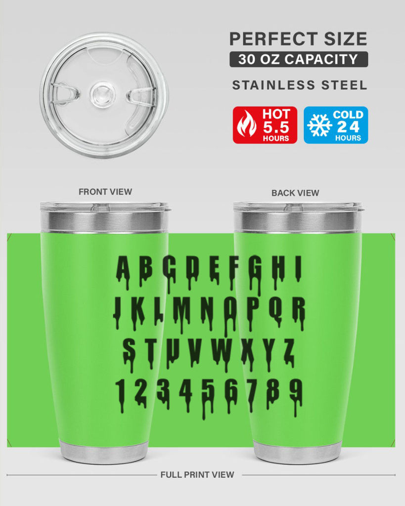 drip font 164#- black words phrases- Cotton Tank
