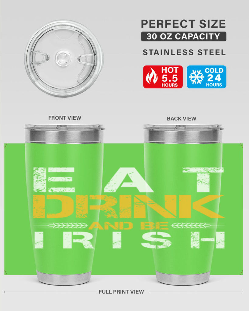 eat drink and be irish 89#- beer- Tumbler