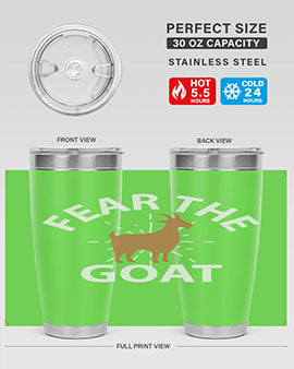 fear the goat Style 4#- goat- Tumbler
