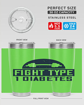 fight type diabetes Style 37#- diabetes- Tumbler