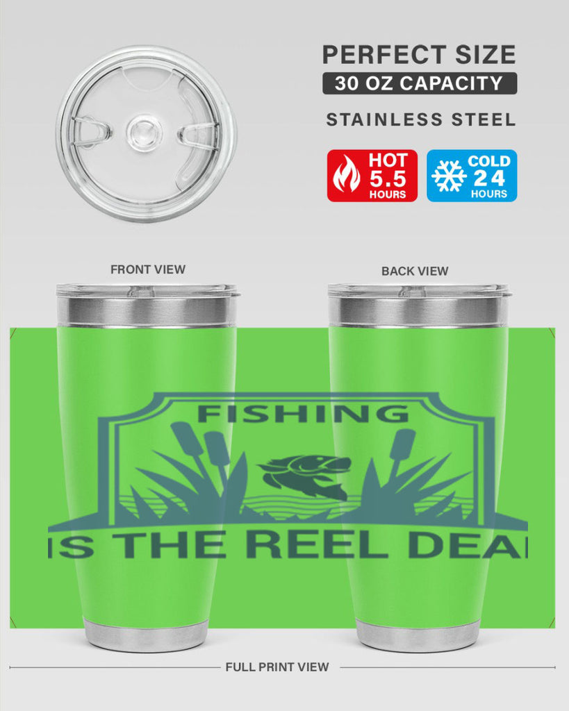 fishing is the real deal 138#- fishing- Tumbler