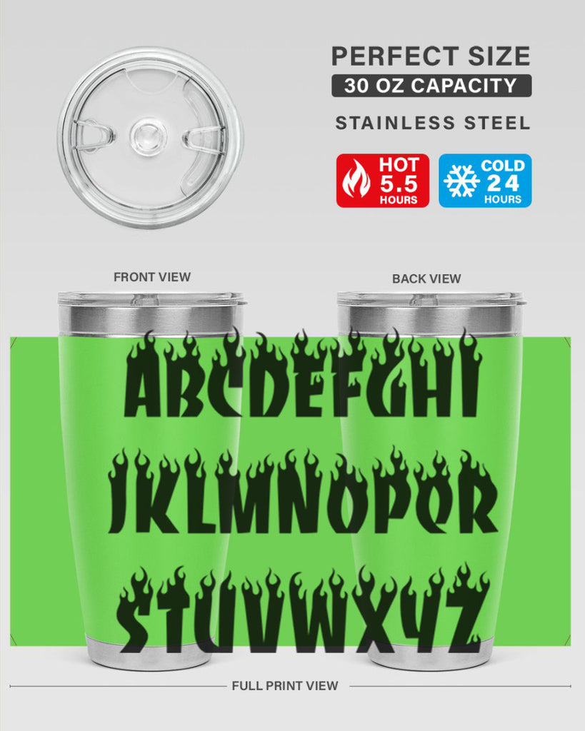 flame font 153#- black words phrases- Cotton Tank
